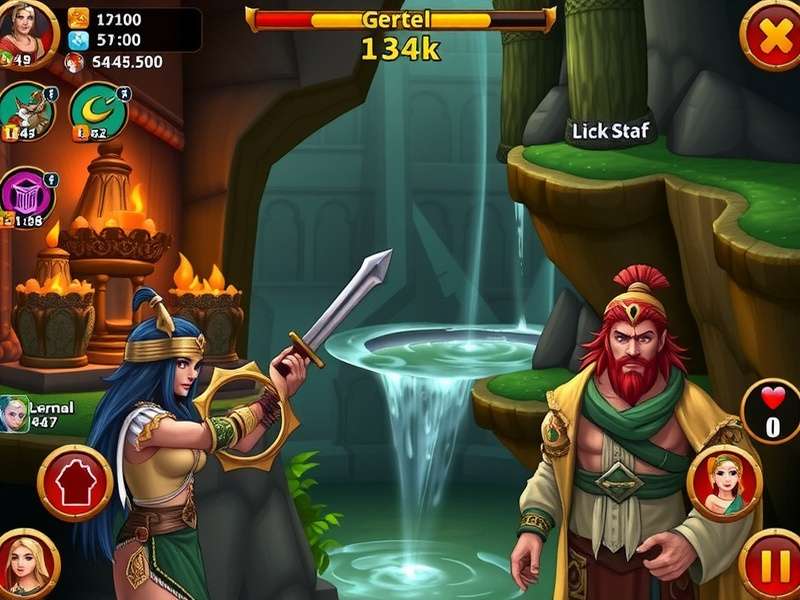 Hero Wars Lara Croft कैरेक्टर आर्ट