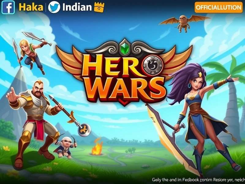 Hero Wars Facebook और वेब आधिकारिक साइट इंटरफ़ेस