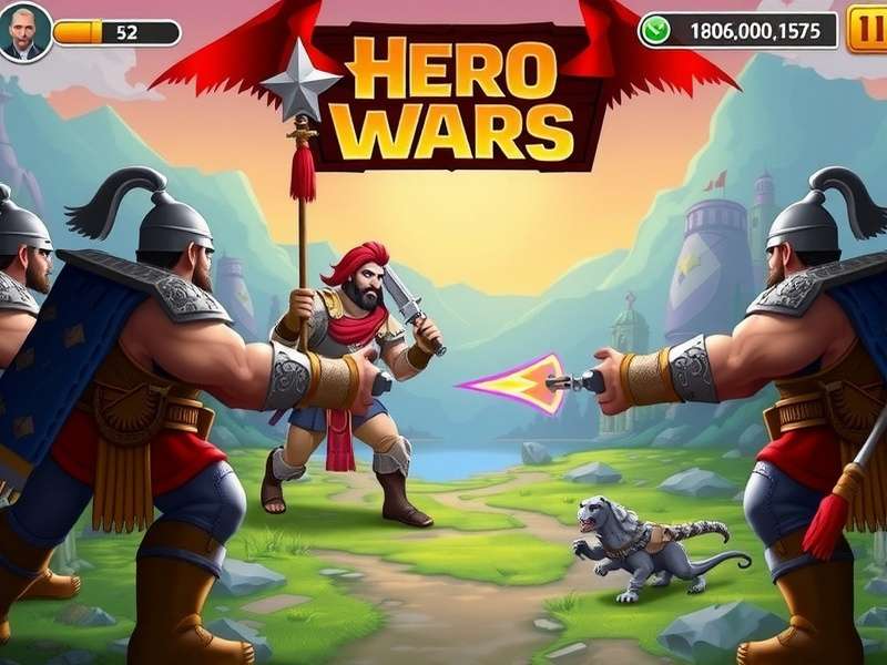 Hero Wars Facebook Login Error Screen Showing Connection Problem