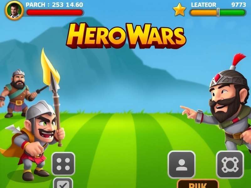 Hero Wars Game Free Online Log In Screen