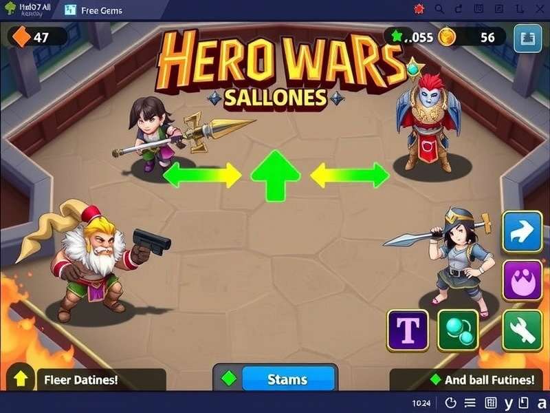 Hero Wars डेली क्वेस्ट इंटरफेस