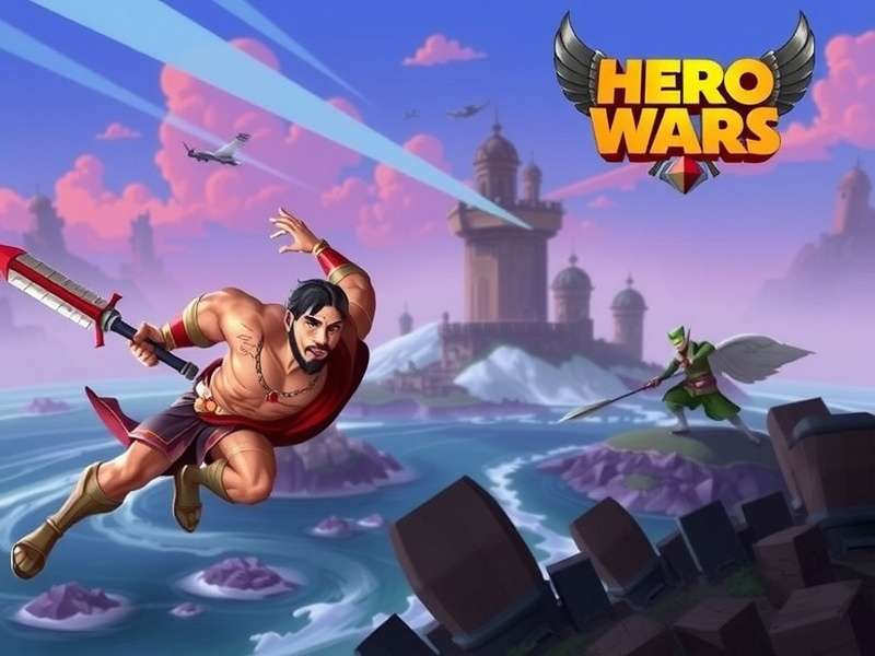 Hero Wars Mysterious Island 2025 का दृश्य