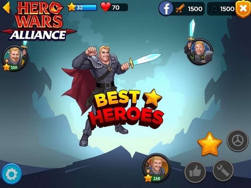 Hero Wars Alliance की सर्वश्रेष्ठ टीम संरचना दिखाता चित्र