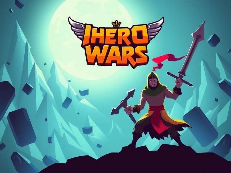 Hero Wars लॉगिन स्क्रीन और गेम इंटरफ़ेस