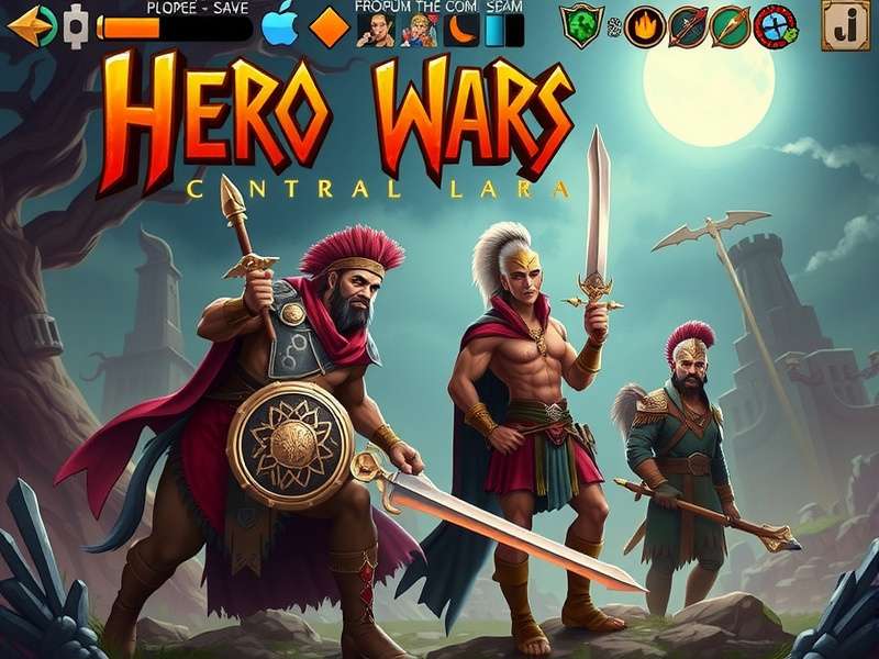 Hero Wars में Lara का कॉन्सेप्ट आर्ट और स्किल्स प्रदर्शन