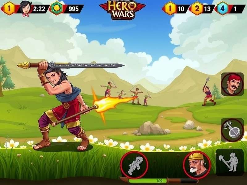 Hero Wars Wiki - नायकों की टीम और लड़ाई दृश्य
