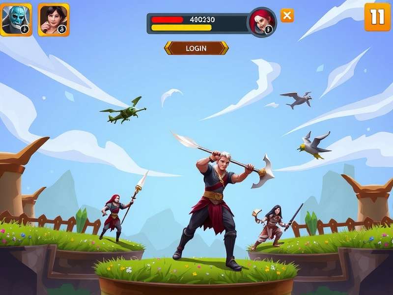 Hero Wars में Facebook लॉगिन स्क्रीन चरण