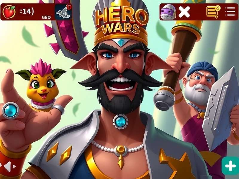 हीरो वॉर्स गेमप्ले स्क्रीनशॉट - टीम बैटल