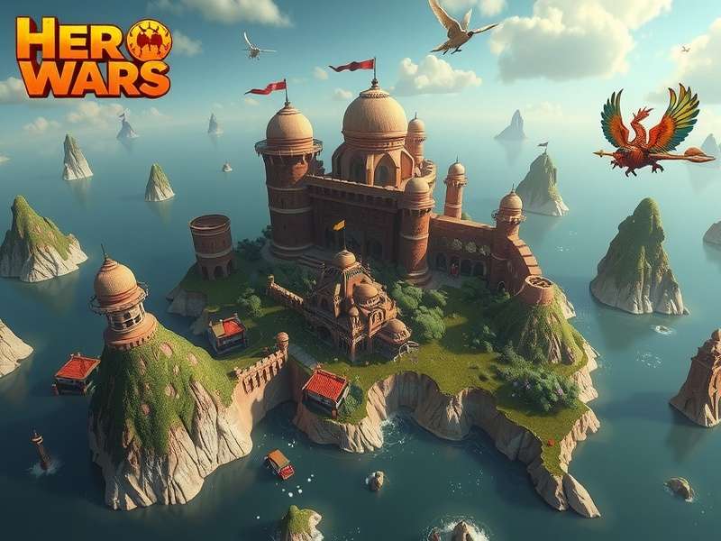 हीरो वॉर्स सेंट्रल मिस्टीरियस आइलैंड का पूरा नक्शा