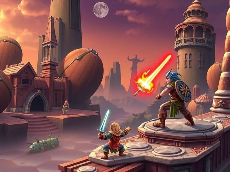 Hero Wars battle scene showcasing epic fantasy characters