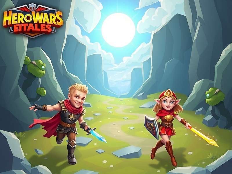 Hero Wars Facebook gameplay interface showing arena battle