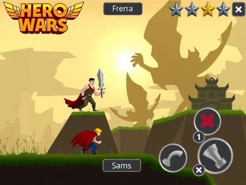 Hero Wars Free-to-Play Strategy Guide showing team composition