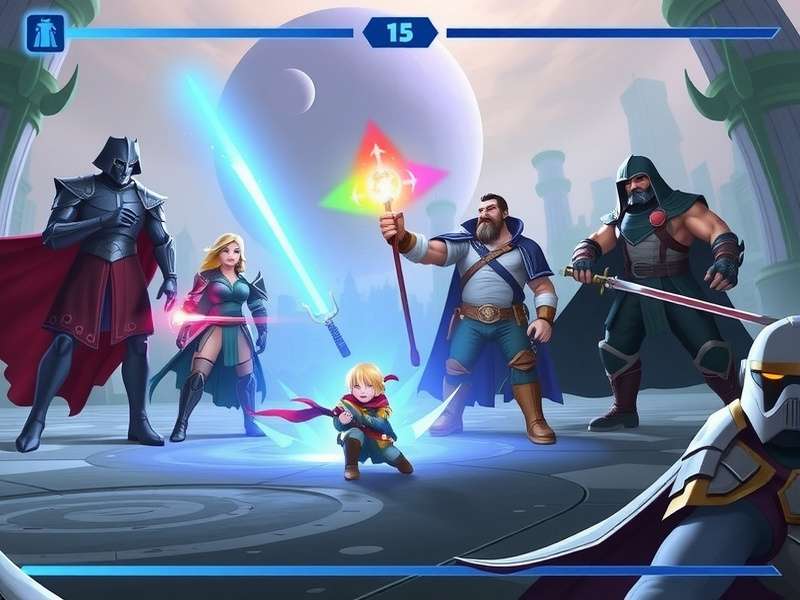 Hero Wars awakening team synergy diagram showing ability cycles