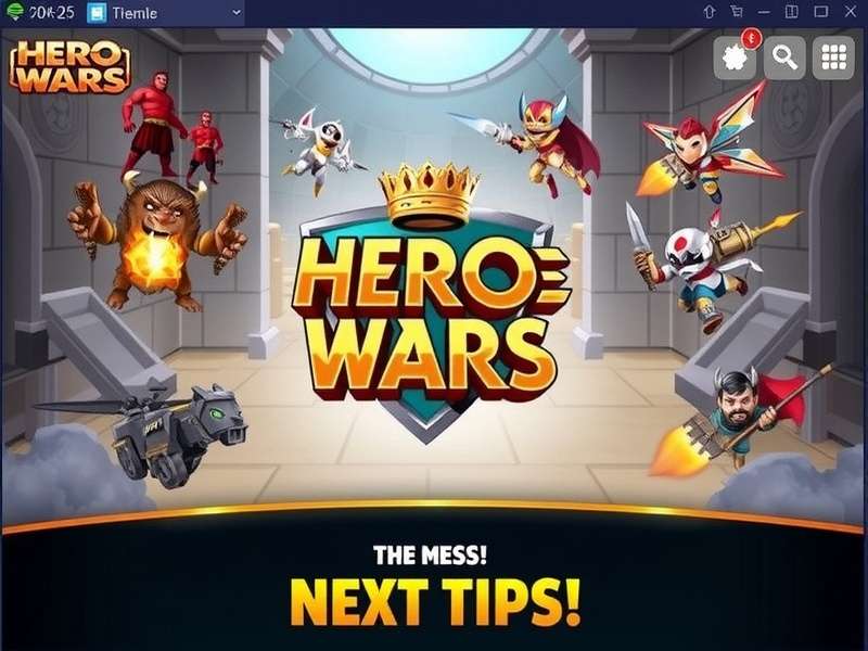 Hero Wars Strategy Guide showing team composition and battle tactics