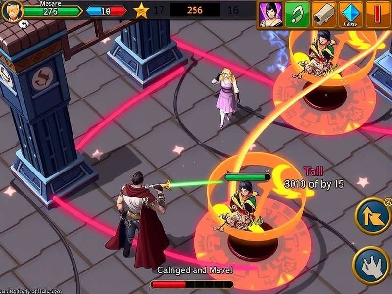 Hero Wars Cycle of Awakening Key Art showing awakened heroes in battle