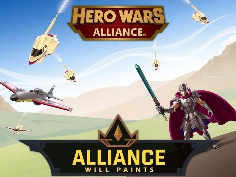 Hero Wars Alliance interface showing chat, donations, and shared rewards