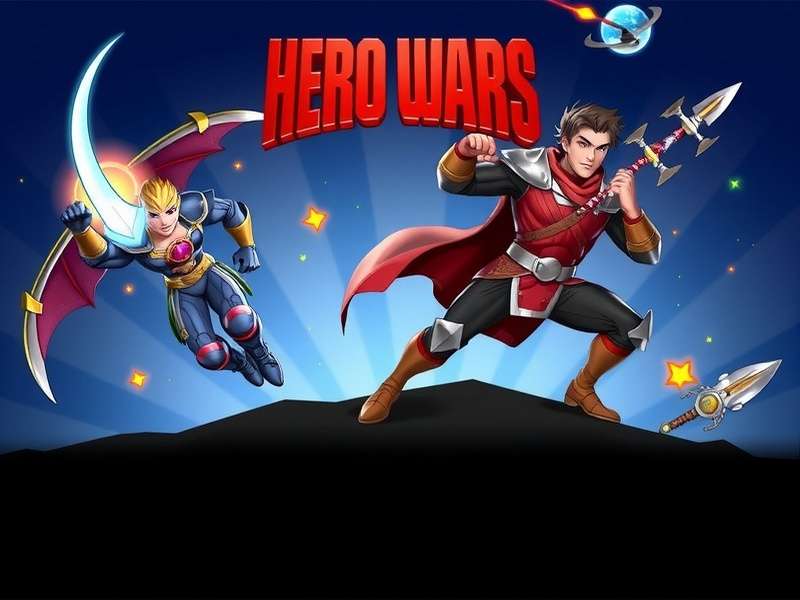 Hero Wars 2025 Home Page Banner showing epic battle between Alliance and Dominion factions