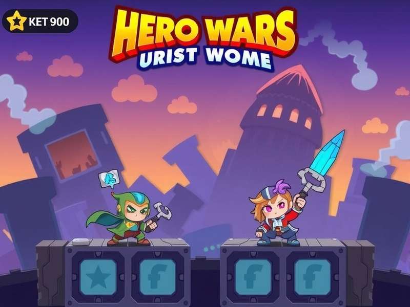 Hero Wars Dominion Era Battle Scene showing heroes in combat