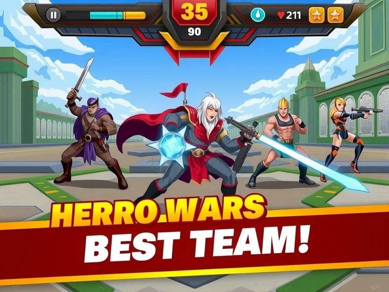 Hero Wars 2024 Meta Team Synergy Chart showing interactions between popular heroes