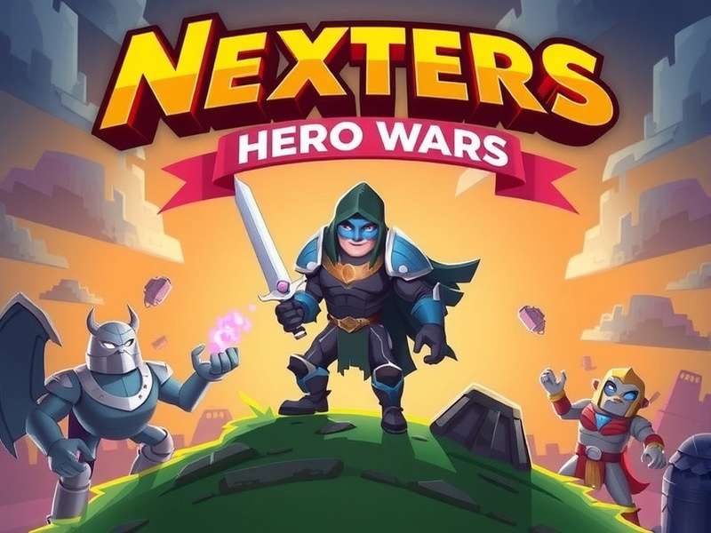 Hero Wars Battle Scene showing epic team combat