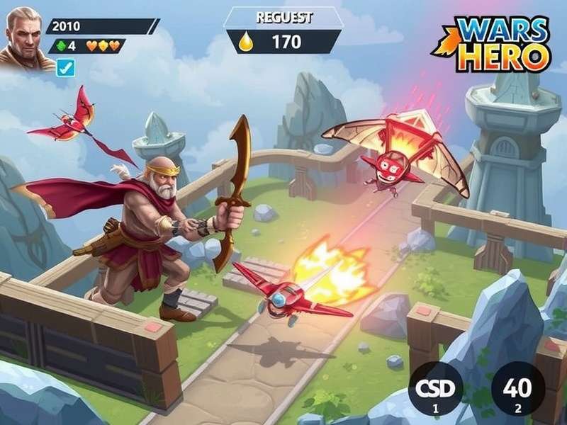 Hero Wars battle strategy interface showing team composition