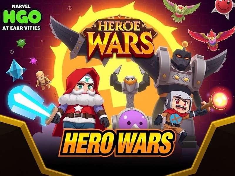 Hero Wars Dominion Era battle scene showing heroes in action