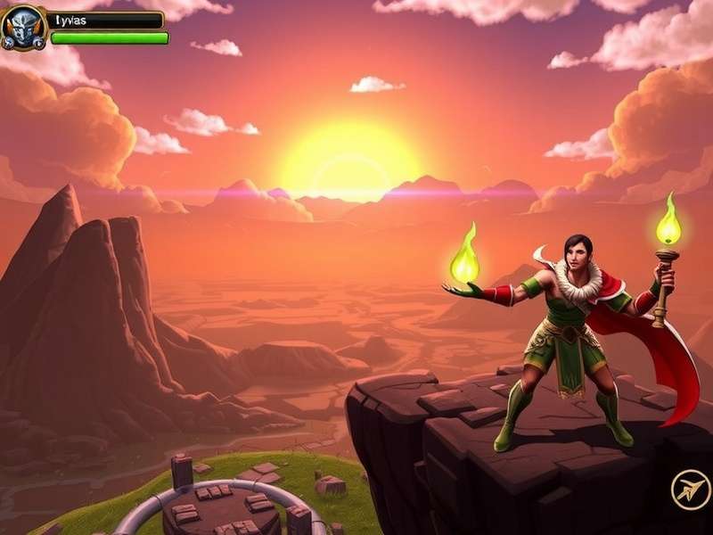 Hero Wars Lyria Mystic Enchantress official artwork splash art