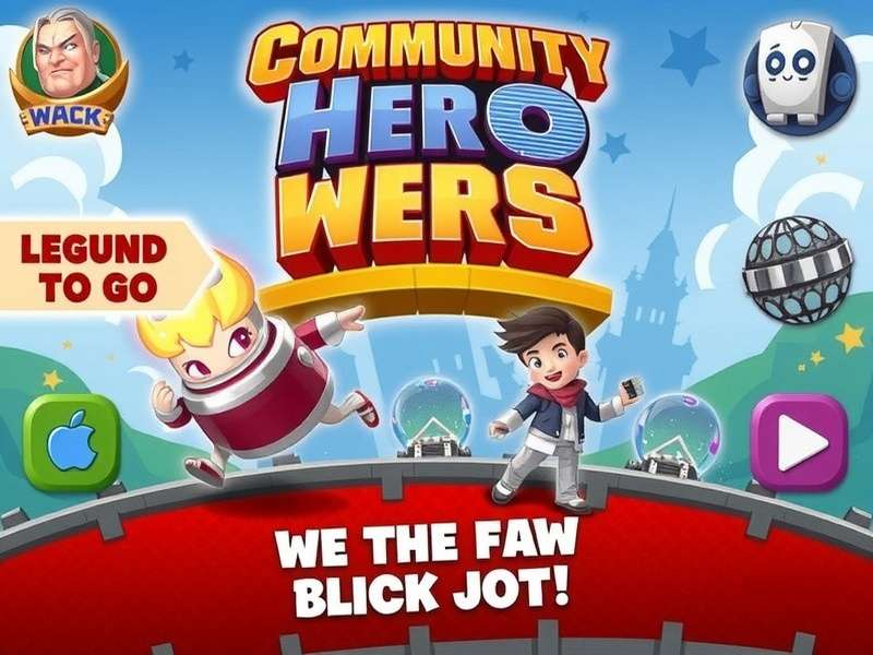 Community Hero Wars – epic battle scene with heroes and guilds