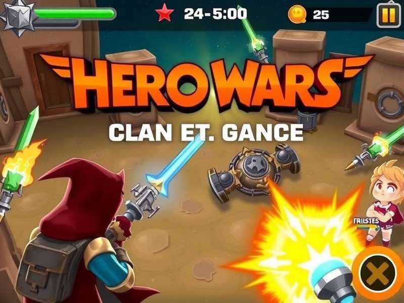 Hero Wars gameplay screenshot showing a team battle in the campaign mode with Indian players
