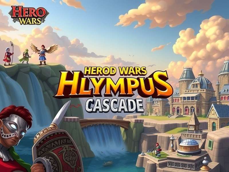 Hero Wars Olympus Cascade floor map with 50+ levels and elemental rotation schedule