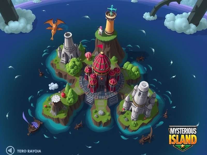 Hero Wars Mysterious Island Map November 2025 — full expedition map with resource nodes, boss locations, and hidden treasures