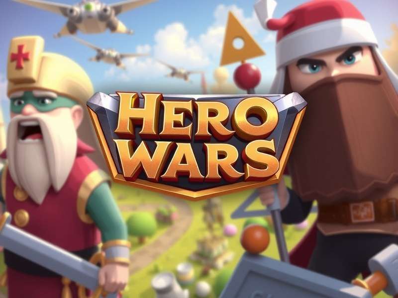 Hero Wars Oaslo — Mystic hero with celestial powers in battle scene