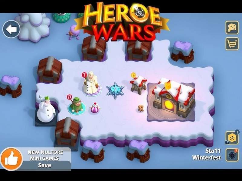 Hero Wars Winterfest reward chart comparing hidden minigames vs regular quests weekly earnings