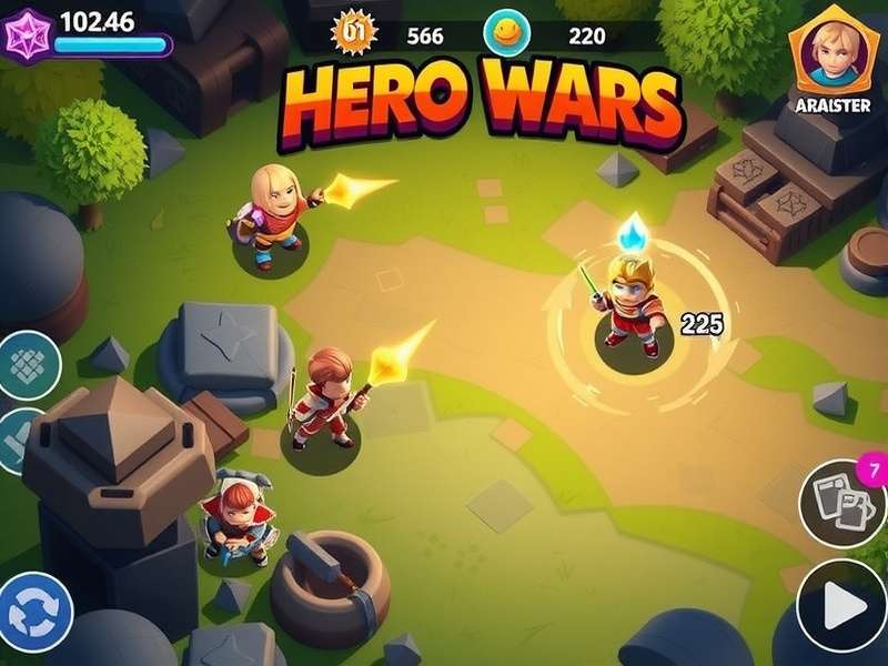 Hero Wars Play — India server arena battle with top heroes lineup